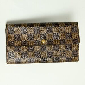 Louis Vuitton Damier Ebene Sarah Wallet